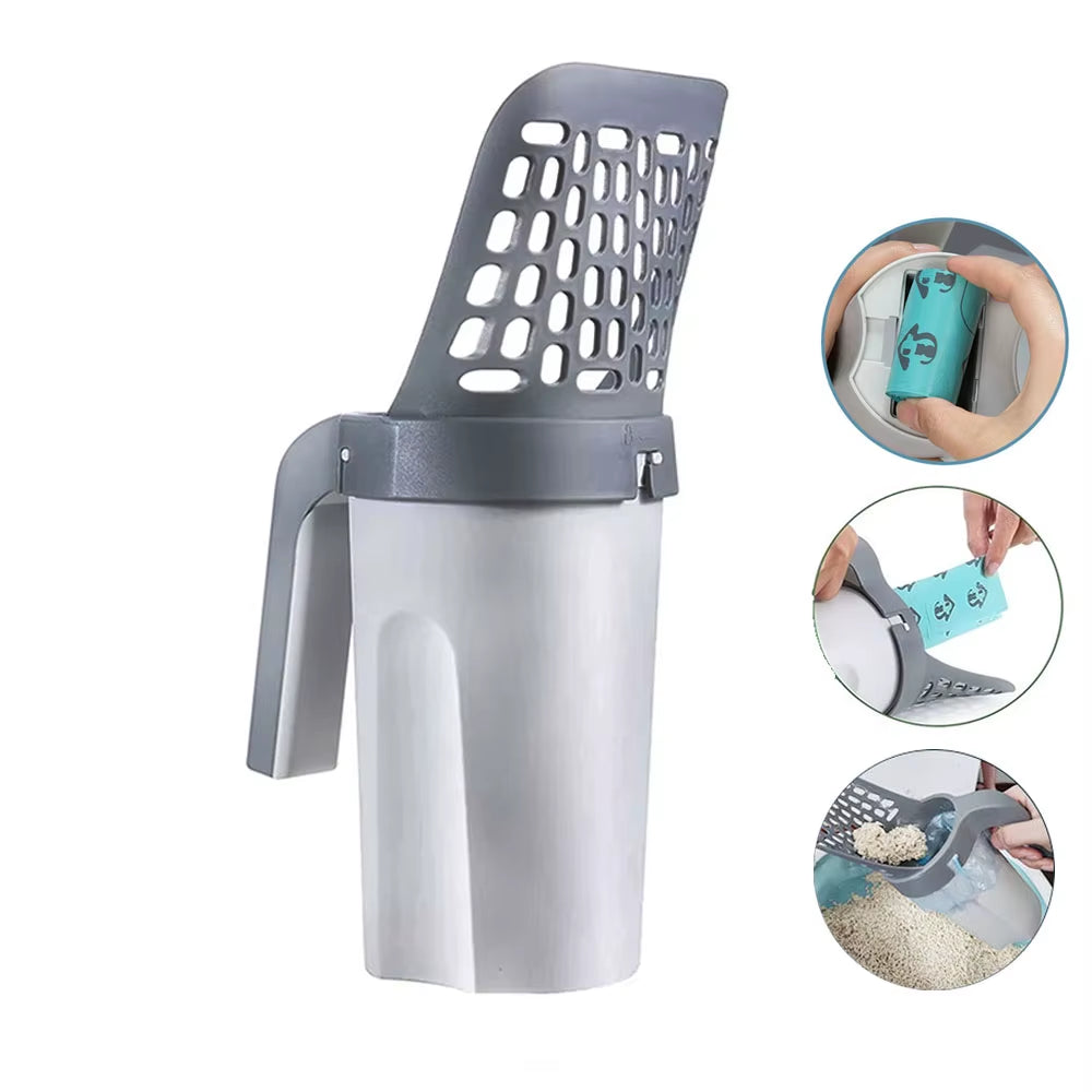 Cat Litter Scoop Shovel Scoop Filter Clean Toilet Garbage Picker Cat Litter Box Self Cleaning Cat Supplies Accessory